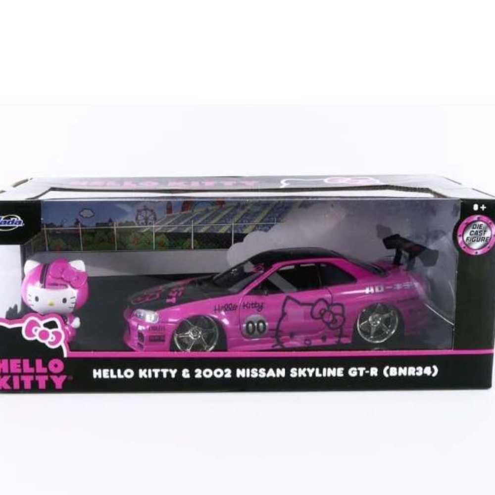Hello Kitty 1:24 2002 Nissan Skyline GT-R
